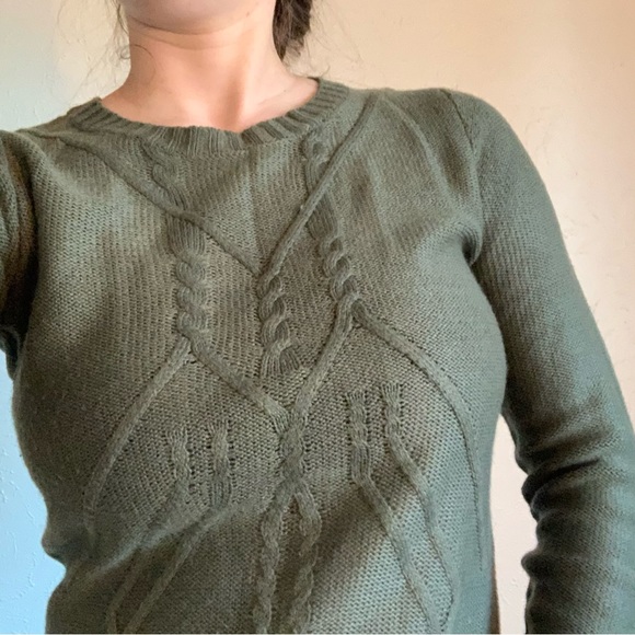 Absolutely knit forest green sweater women’s XS - Picture 10 of 11